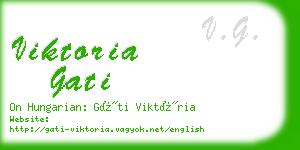 viktoria gati business card